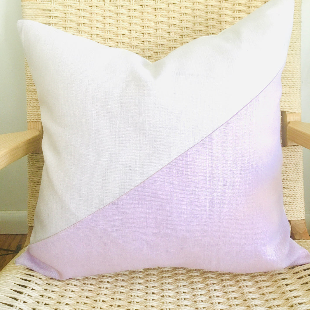 Linen Poudre + Lavender Pillow 22”