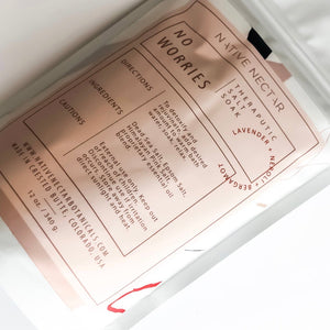 No Worries Bath Soak
