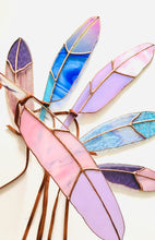 Load image into Gallery viewer, Stained Glass Feathers