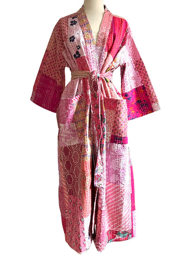 Vintage Kantha Robe Reversible