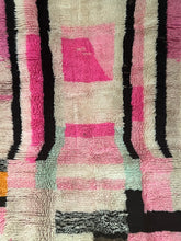 Load image into Gallery viewer, Pink + Natural Abstract 6’x9’