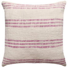 Load image into Gallery viewer, Orchid Stripes Pillow 20”x20”