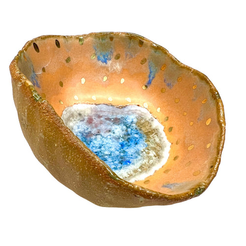 Icelandic Northern Lights Dish with Gold
