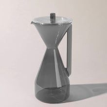 Load image into Gallery viewer, Glass Pour Over Carafe Smoke