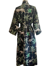 Load image into Gallery viewer, Jungle Kantha Robe Reversible