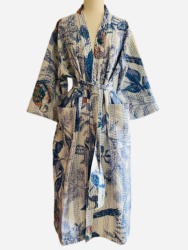 Vintage Kantha Robe Reversible