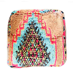 Vintage Moroccan Floor Cushion Cover