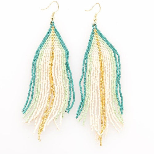 Metallic Teal Earring