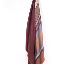 Load image into Gallery viewer, Alpaca Cranberry Throw