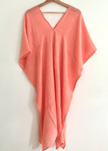 Load image into Gallery viewer, Tulum Kaftan Tunic Coral