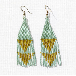 Mint + Chartreuse Earring