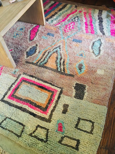 Mist Moroccan Boujaad Rug 6’x9’
