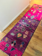 Load image into Gallery viewer, Pink + Purple Boujaad Runner 2’4”x9’