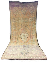 Load image into Gallery viewer, Vintage Faded Lavender + Sky Boujaad 6’x13’
