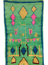 Load image into Gallery viewer, Mint Green Diamond Boujaad Runner 2’4”x11’