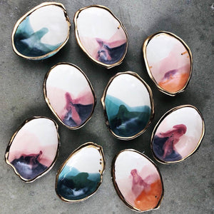 Ocean Abalone Ceramic Dish