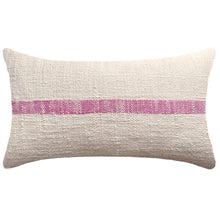 Load image into Gallery viewer, Lavender Stripe 12”x20” Pillow