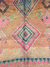 Load image into Gallery viewer, Vintage Pinks Boujaad Moroccan 6’5”x11’